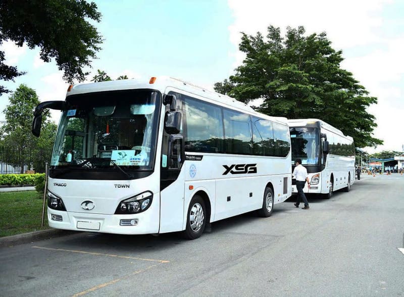 Xe 45 chỗ là lựa chọn tối ưu cho các đoàn lớn, như đoàn du lịch dài ngày