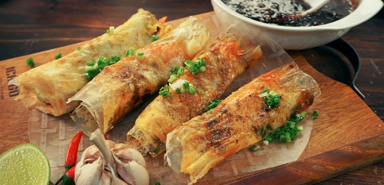 Bánh tráng mắm ruốc đậm đà