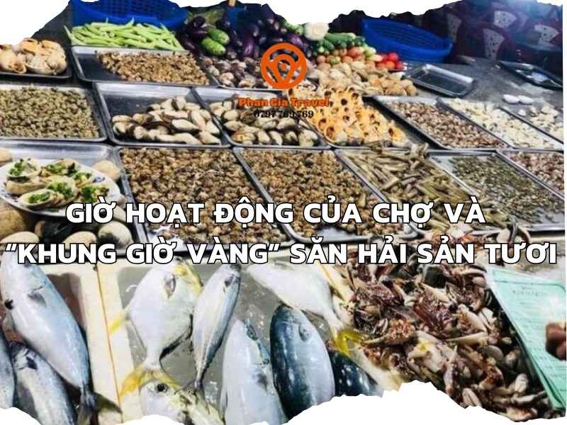 chợ hải sản Hồ Tràm