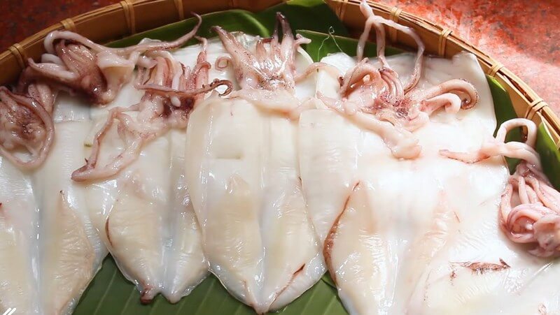 Mực một nắng, hải sản khô Ninh Thuận