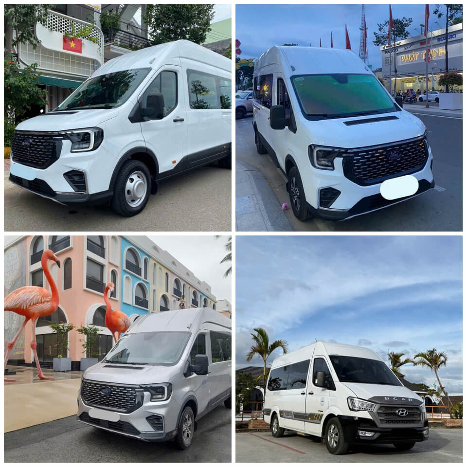 Xe 16 chỗ đưa đón sân bay Tân Sơn Nhất